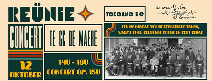 Flyer Reünieconcert 2025